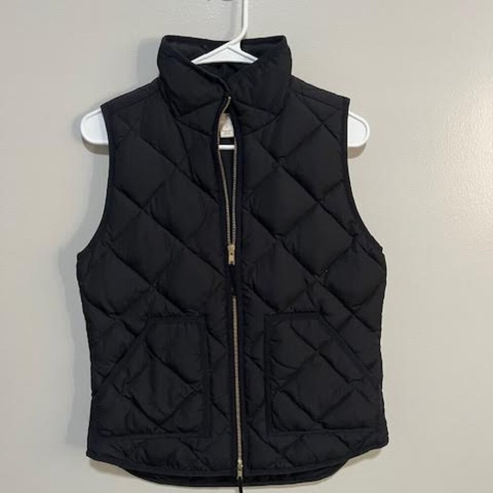 JCrew Black Vest